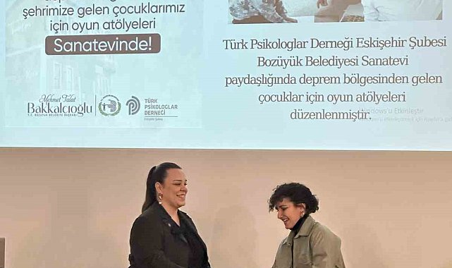 Türk Psikologlar Derneği'nden Bozüyük Belediyesi'ne teşekkür plaketi