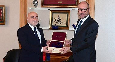 Türkiye Katılım Bankaları Birliği Genel Sekreteri Vural'dan Anadolu Üniversitesi Rektörü Prof. Dr. Fuat Erdal'a ziyaret