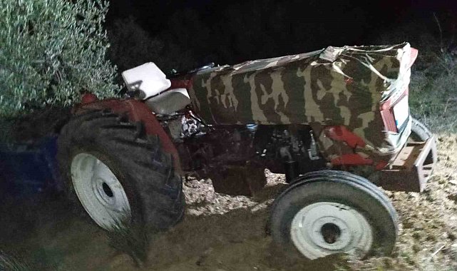 Uçuruma yuvarlanan traktörün altında kalarak hayatını kaybetti