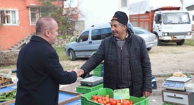 Uluçay'dan esnafa kapalı pazaryeri müjdesi