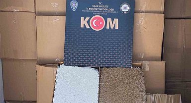 Uşak'ta 4,5 milyon değerinde kaçak makaron ele geçirildi