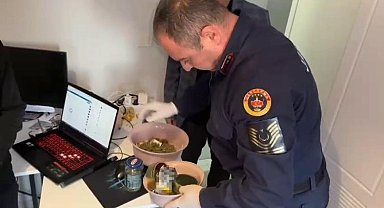 Uyuşturucu imalathanesine dönüştürülen eve operasyon