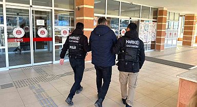 Uyuşturucudan hapis cezası olan şahıs tutuklandı