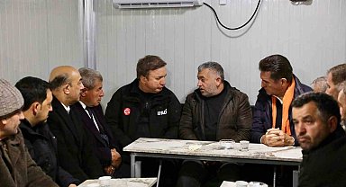 Vali Aydoğdu şehit babasına taziyede bulundu