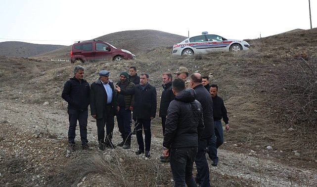Vali Eldivan, Çalıdere köyünde incelemelerde bulundu