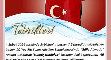 Vali Ergün'den Uşaklı sporculara tebrik