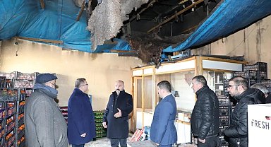 Vali talimat verdi, sebze hali onarılacak