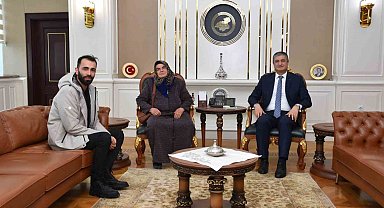 Vali Yavuz, şehit ailesini ağırladı