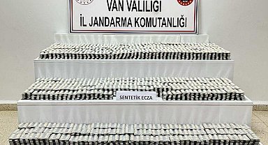 Van'da 32 bin 764 adet sentetik ecza ele geçirildi