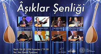 Van'da 'Aşıklar Şenliği' düzenlenecek