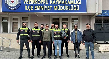 Vezirköprü'de motorculardan farkındalık sürüşü
