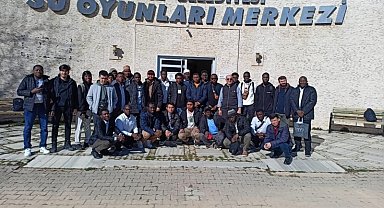 Yabancı öğrenciler Ilıca Tatil Termal Tatil Köyünde gönüllerince eğlendiler