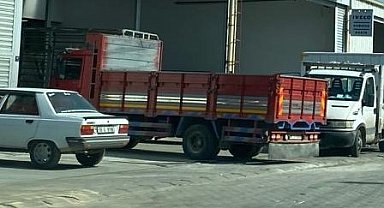 Yağ kanalına düşen işçi yaralandı