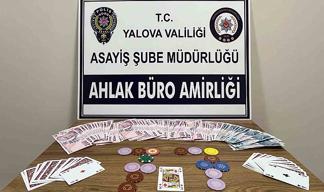 Yalova'da kumar oynayan 8 şüpheliye 51 bin 400 lira ceza