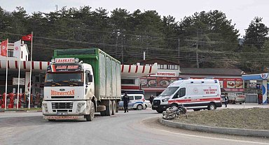 Yeni yapılan kavşakta ilk kaza: 1 yaralı