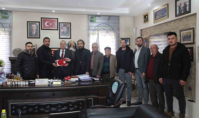 Yeniden aday gösterilen Başkan Arslan ziyaretçi akınına uğradı