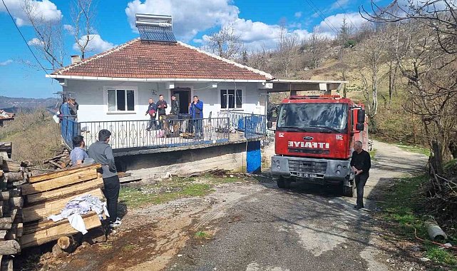 Yığılca'da yangında 1 kişi yaralandı
