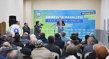 Yıldırım'da 'imar' tasarrufu