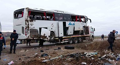 Yozgat'ta otobüs kazası: 1 ölü, 18 yaralı