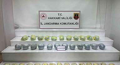Yüksekova'da 40 kilo 556 gram sentetik uyuşturucu ele geçirildi