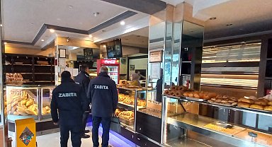 Zabıtadan unlu mamuller üretimi yapan iş yerlerine denetim