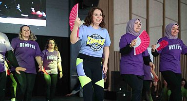 Zumba all-star yarışması renkli görüntülere sahne oldu