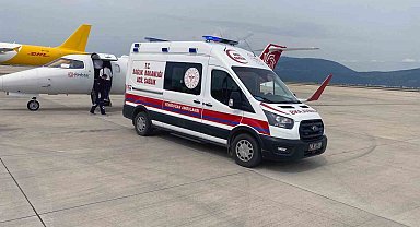 2 günlük bebek Hava Ambulans Uçak ile İstanbul'a sevk edildi
