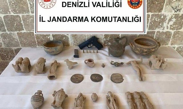 23 parça tarihi eserle yakalandı