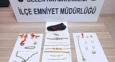 250 bin TL'lik ziynet eşyası çalan 3 şahıs polis ekipleri tarafından yakalandı