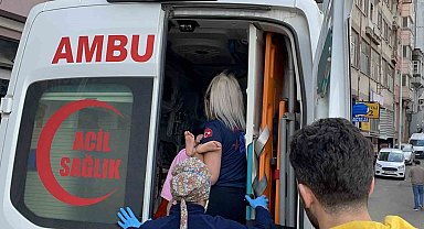 3'üncü kattan düşen bebeği tente kurtardı