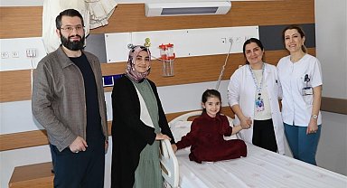 6 Yaşındaki Ravza, diyabet sensörüne kavuştu