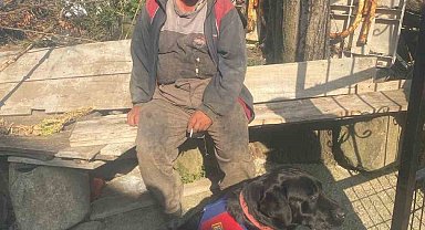 60 yaşındaki zihinsel engelli kayıp adam, 3 kilometre uzakta iz takip köpeği ile bulundu