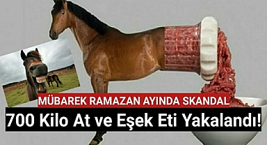 Ramazan Ayında Skandal 700 Kilogram At ve Eşek Eti Yakalandı!