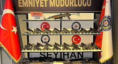 Adana'da ruhsatsız silah yakalatan 9 kişi tutuklandı