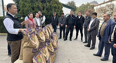 Afyonkarahisar 9 bin 250 gram korunga tohumu dağıtıldı