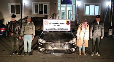Afyonkarahisar'da 3 düzensiz göçmen yakalandı