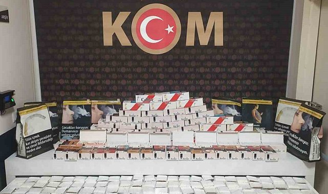 Afyonkarahisar'da binlerce adet boş ve doldurulmuş makaron ele geçirildi