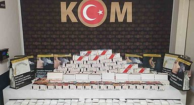 Afyonkarahisar'da binlerce adet boş ve doldurulmuş makaron ele geçirildi