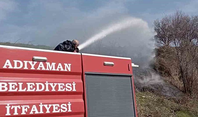 Ağaçlık alanda çıkan yangın korkuttu