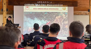 Akçakoca'da kamu kurum personeline yangın eğitimi