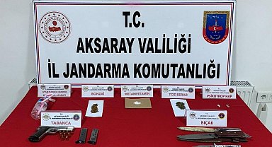 Aksaray'da uyuşturucu taciri gözaltına alındı