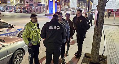 Alaca polisinden huzur ve asayiş uygulaması