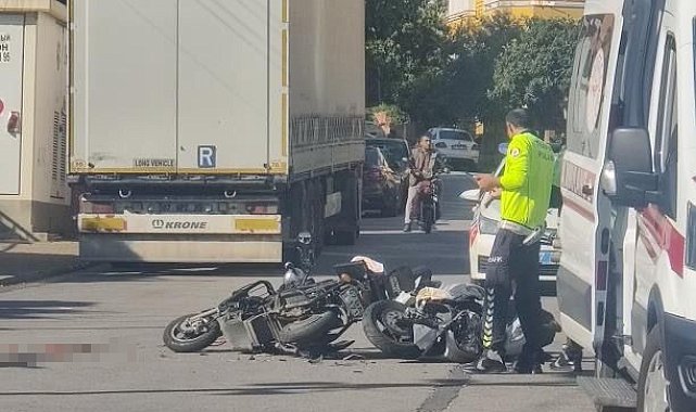 Alanya'da elektrikli bisiklet ile motosiklet çarpıştı: 1 yaralı