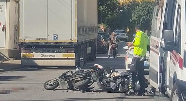 Alanya'da elektrikli bisiklet ile motosiklet çarpıştı: 1 yaralı