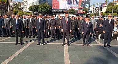 Alanya'da,18 Mart Çanakkale Şehitlerini Anma Günü ve Deniz Zaferi'nin 109. yıl dönümü