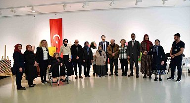 ALBAM sakinlerinden Yaşlılar Haftası sergisi