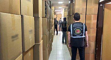 Ankara ve Mersin'de 252 milyon lira değerinde kaçakçılığın önüne geçildi