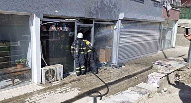 Antakya'da bir iş yerinde yangın çıktı