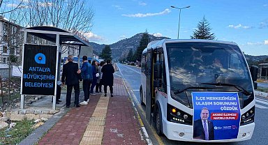 Antalya Büyükşehir'den Akseki'ye ulaşım desteği