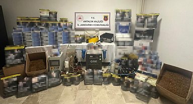 Antalya'da 860 kilo kaçak tütün ele geçirildi